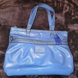 F20004 Coach Daisy Liquid Glam Tote - Blue